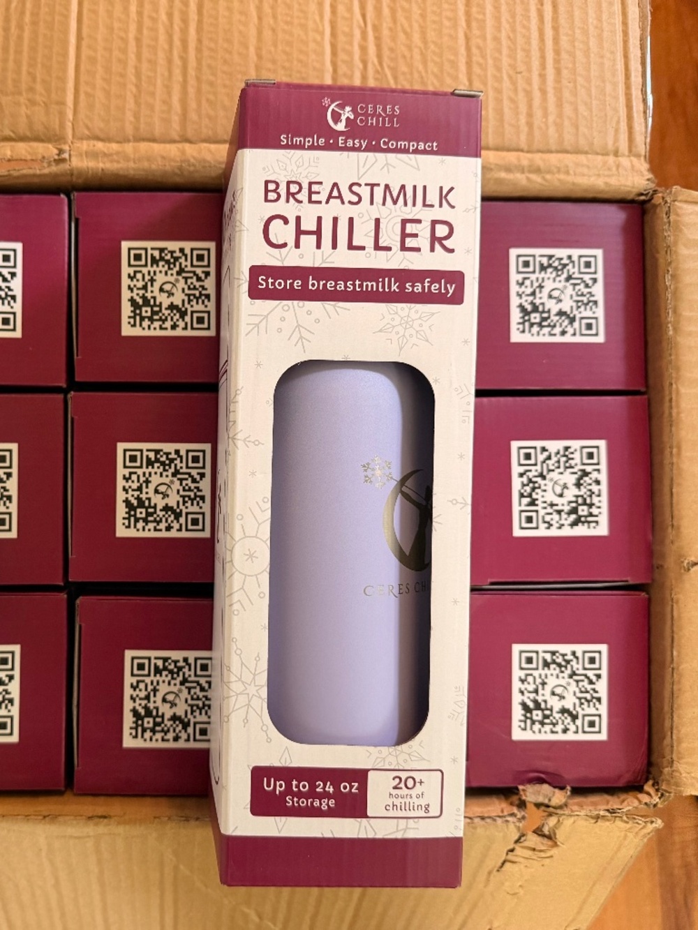 Ceres Chill Lavender Breastmilk cooler BNIB